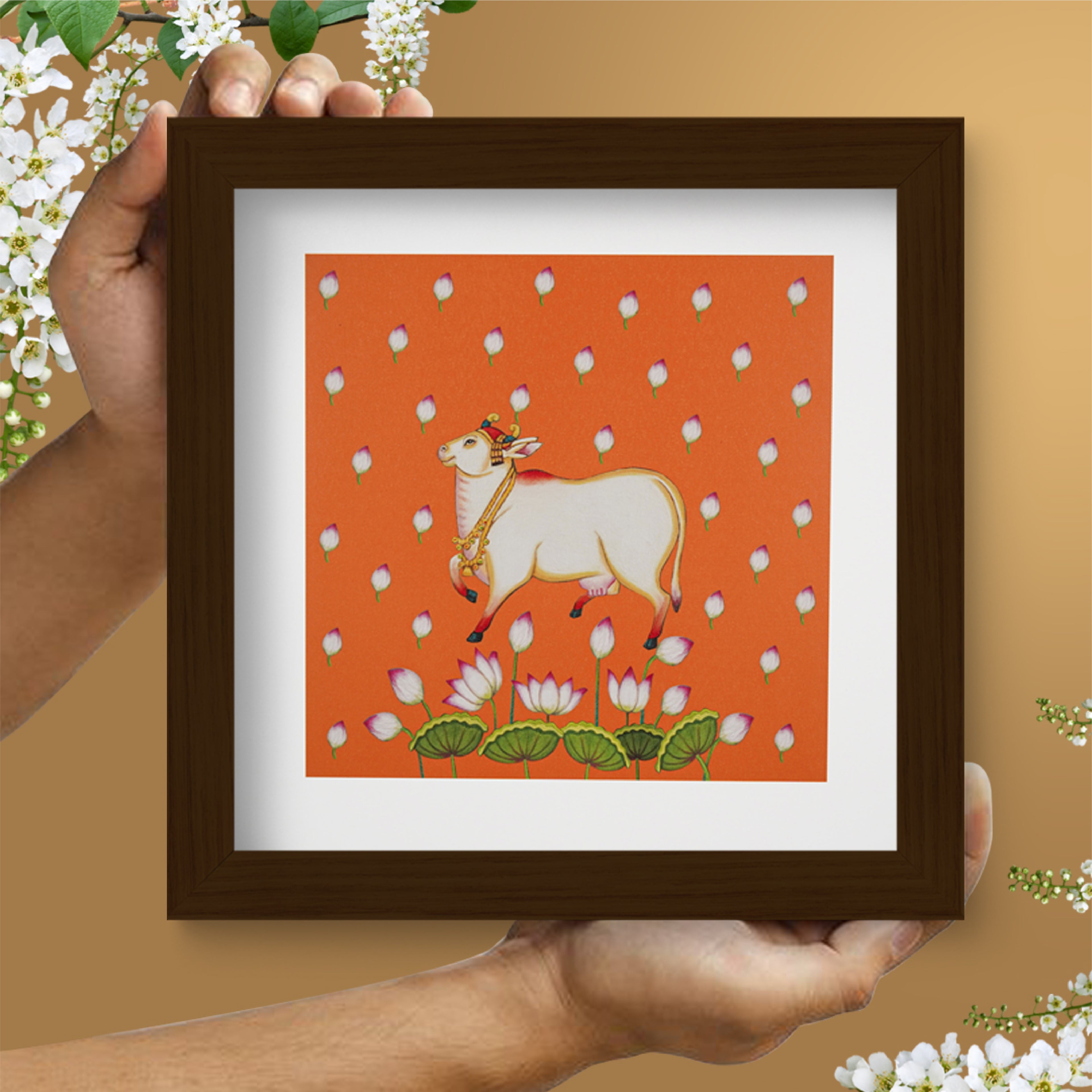 Cow Painting Set of 4